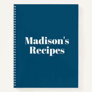 Custom Name Recipe Book Mother's day Birthday gift