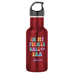 Custom Name Retro In my Pickleball Era 532 Ml Water Bottle