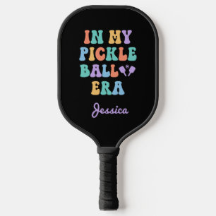Custom Name Retro In my Pickleball Era  Paddle