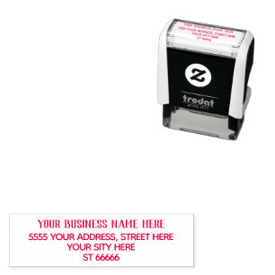 Custom Name Return Address Stamp Personalised