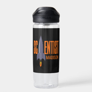 Custom name Rocket Scientist Water Bottle