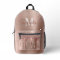 Custom Name Rose Gold Dripping Glitter Backpack