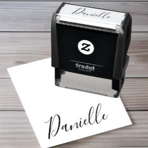 Custom Name Rubber Stamp - Personalised Signature