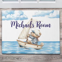 Custom Name Sailor Teddy Bear