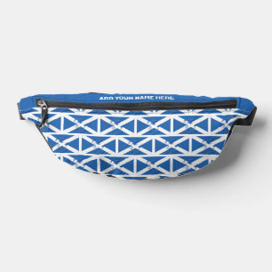 Custom Name SALTIRE FLAG OF SCOTLAND Bum Bags