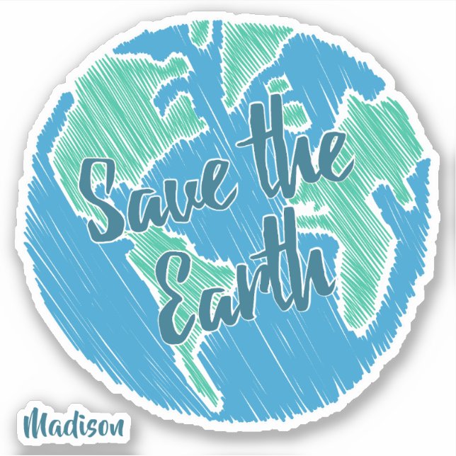 Custom Name Save The Earth (Front)
