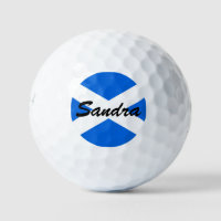 Custom Name Scottish Flag be6 gbt