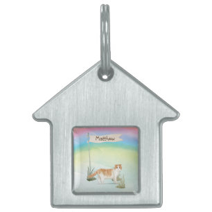 Custom Name Scottish Fold Cat Pet ID Tag