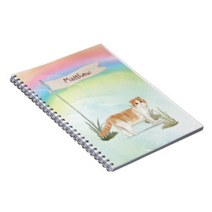 Custom Name Scottish Fold Cat Pet Notebook