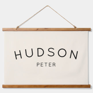Custom Name Sign, Baby name sign, Nursery Decor Hanging Tapestry