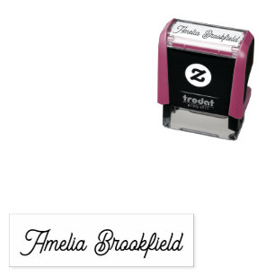 Custom Name Signature Business Owner Self-inking Stamp