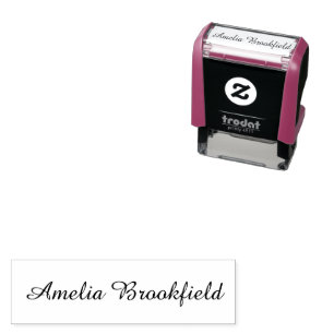 Custom Name Signature Business Owner Self-inking Stamp
