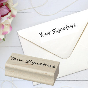Custom Name Signature Personalised Rubber Stamp