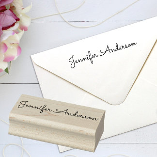 Custom Name Signature Personalised Rubber Stamp