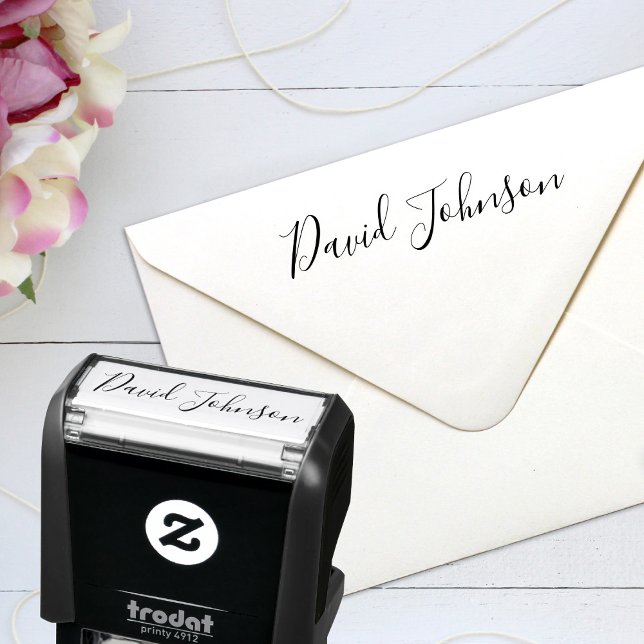 Custom Name Signature Personalised Self-inking Stamp (Creator Uploaded)