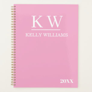 Custom Name Simple Elegant Minimal Daily Planner