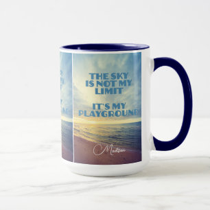 Custom Name Sky Quote Mug
