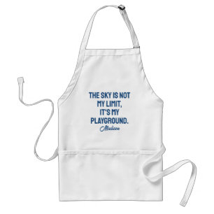 Custom Name Sky Quote Standard Apron