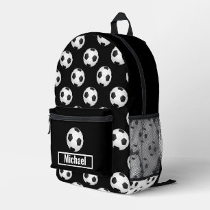Custom Name Soccer Boys Backpack