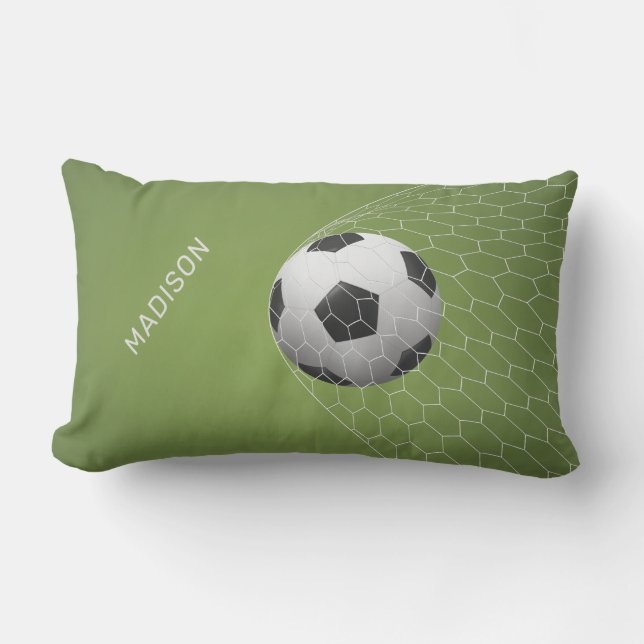 Custom name Soccer Goal pillows (Front)