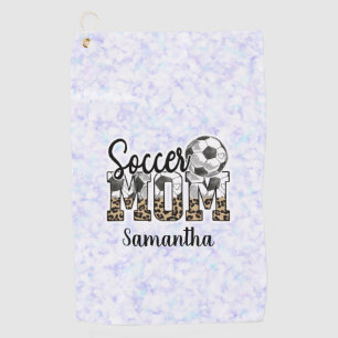 Custom Name Soccer Mom   Mother's Day Golf Towel