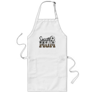 Custom Name Soccer Mum Mother's Day Long Apron