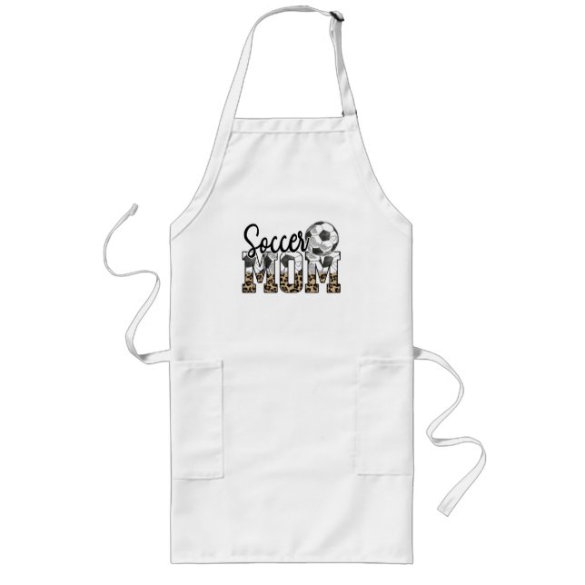Custom Name Soccer Mum | Mother's Day Long Apron (Front)