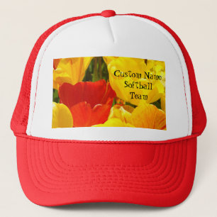 Custom Name Softball Team sports Caps Womens