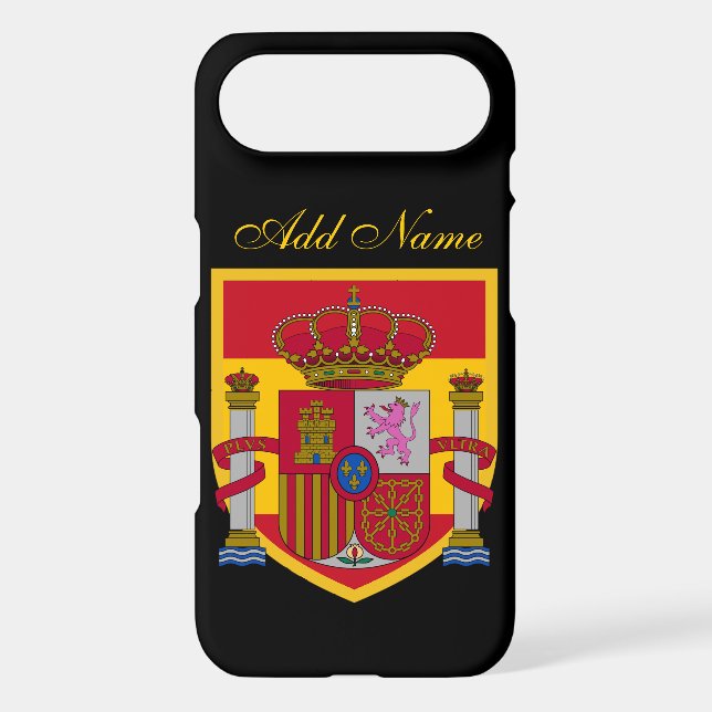 Custom Name Spain Flag, Personalised Spanish  (Back)