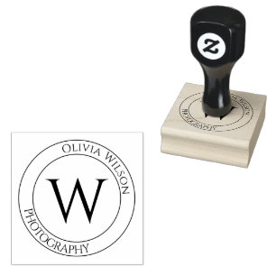Custom Name Stamp Seal Personalized Logo Rubber