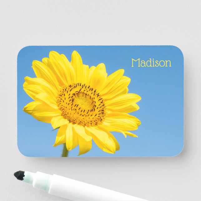 Custom name Sunflower Tag (In Situ)
