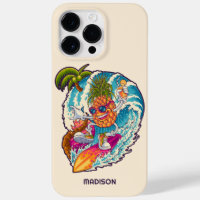 Custom Name Surfing Pineapple
