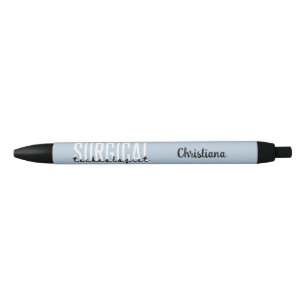 Custom Name Surgical Technologist Med Surg Tech  Black Ink Pen