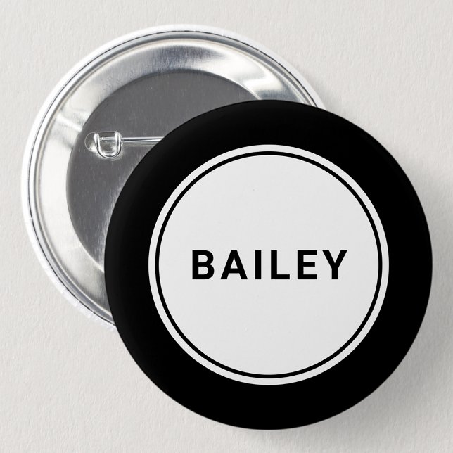Custom Name Tag Badge Pin Button (Creator Uploaded)