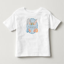 Custom Name Tag Easter Boy Bunny 