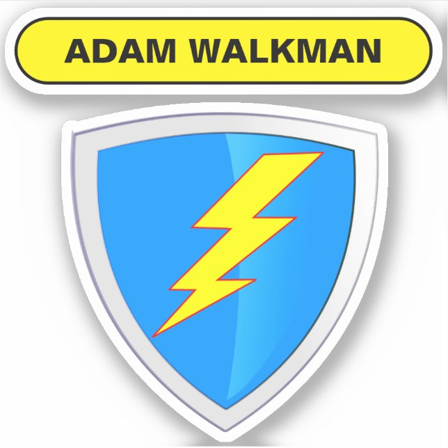 Custom Name Tag - HardHat (Front)