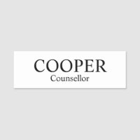Custom Name Tags For Work, Tags With ,Office Name 