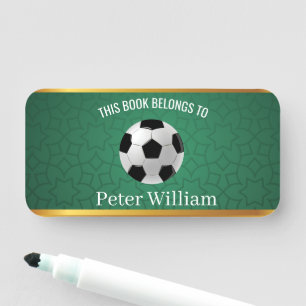 Custom Name Tags Soccer High School Labels