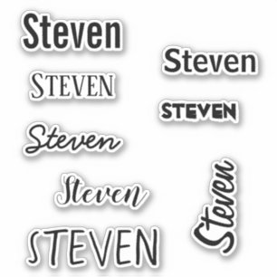 Custom Name Template Black font Monogram