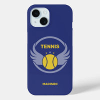 Custom Name Tennis Ball with Wings