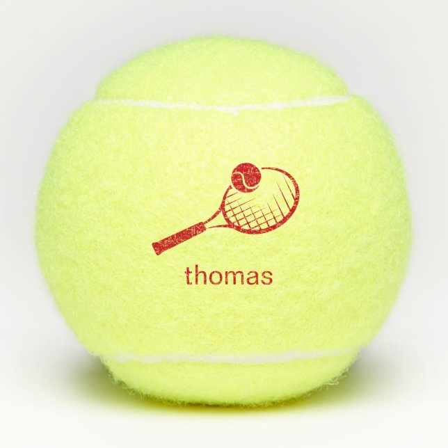 Custom Name Tennis Balls (Front)
