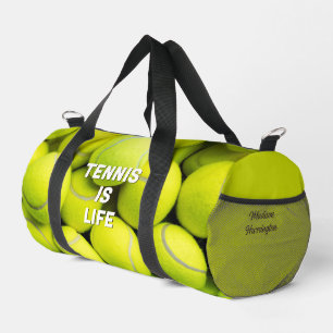 Custom Name Tennis Balls Duffle Bag