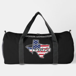 Custom Name Texas Duffle Bag