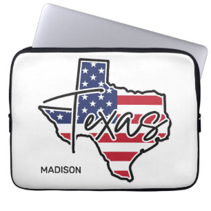 Custom Name Texas Laptop Sleeve