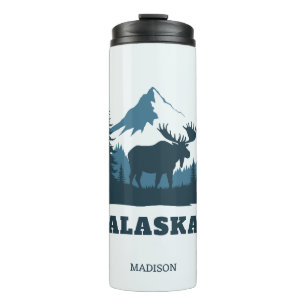 Custom Name & Text ALASKA Thermal Tumbler