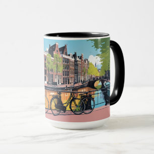 Custom Name & Text Amsterdam Mug