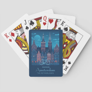 Custom Name / Text Amsterdam Playing Cards
