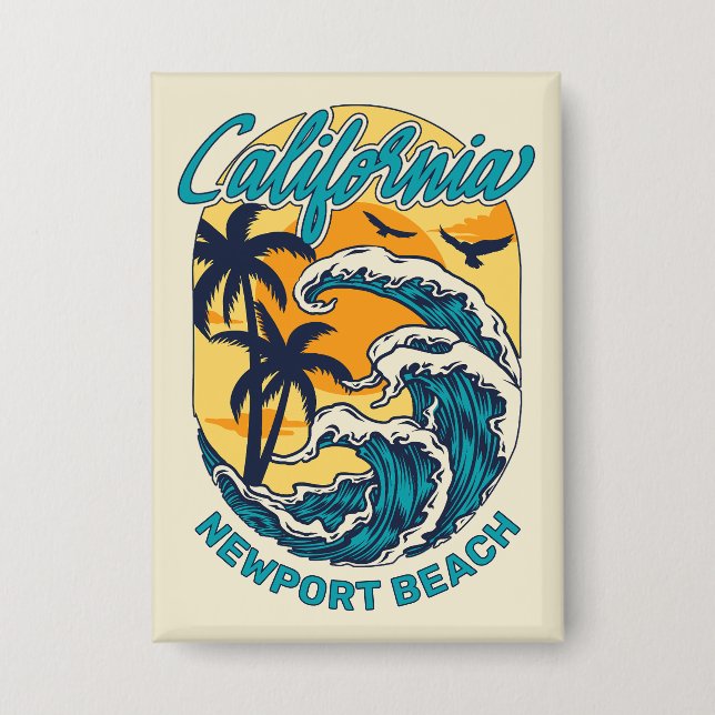 Custom Name / Text California Surfing (Front)