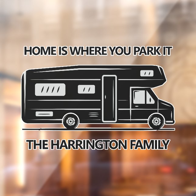 Custom Name & Text Camper Van (Sheet 2)