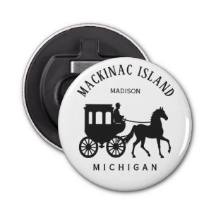 Custom Name, Text & Color Mackinac Island Bottle Opener